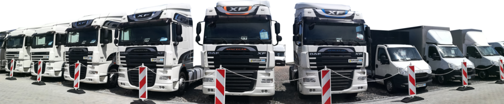baner-moto Baner strony głównej przedstawiający ciężarówki